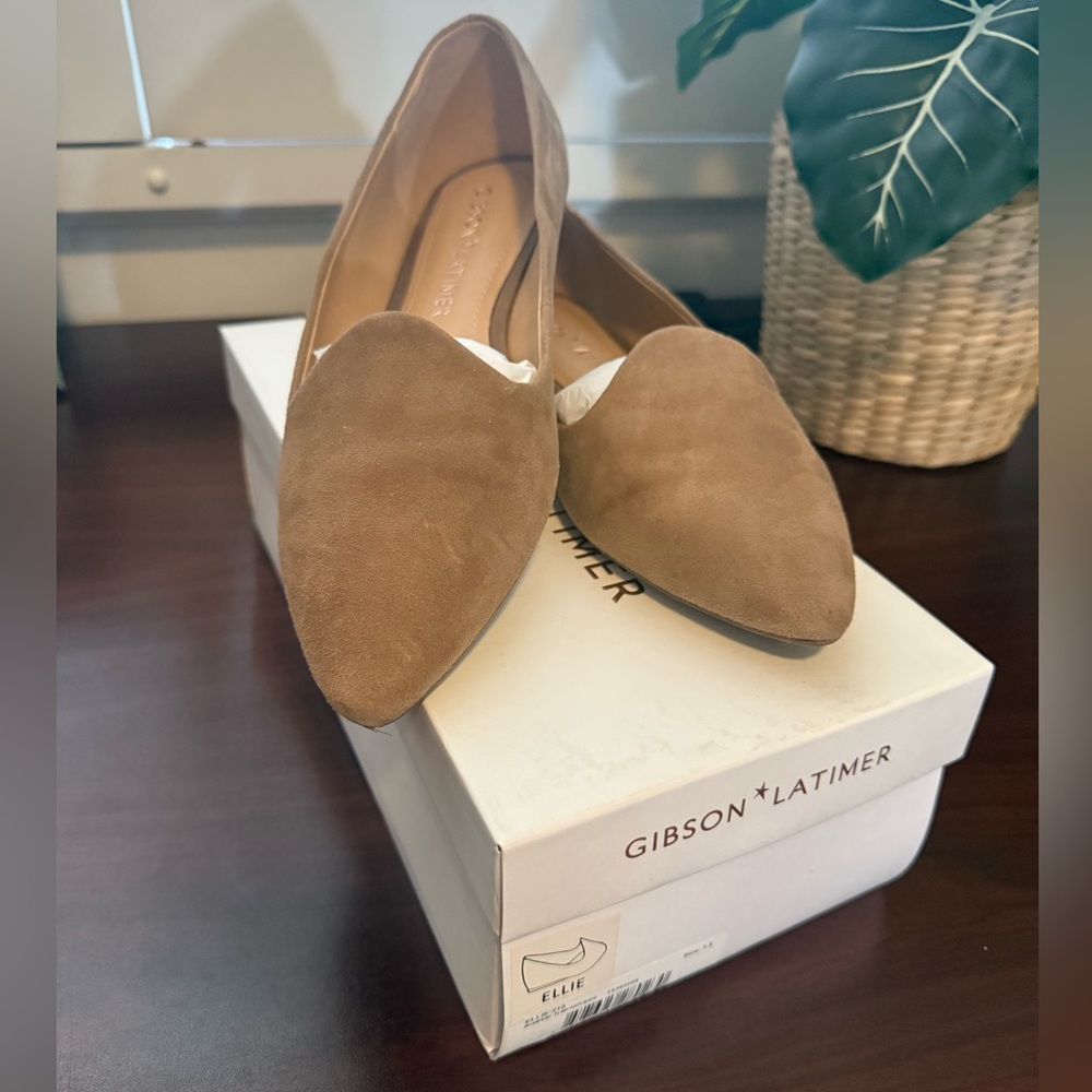 Gibson Latimer Women's Tan Suede Flats Size 7.5